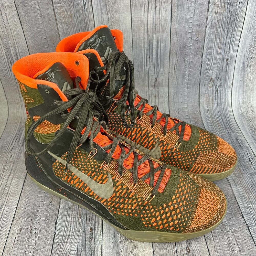 Nike Kobe IX 9 Elite Strategy 630847-303 Sequoia/Green Sz 11 Basketball Shoes - Picture 2 of 16